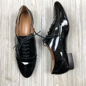 Banana Republic Black Patent Oxfords